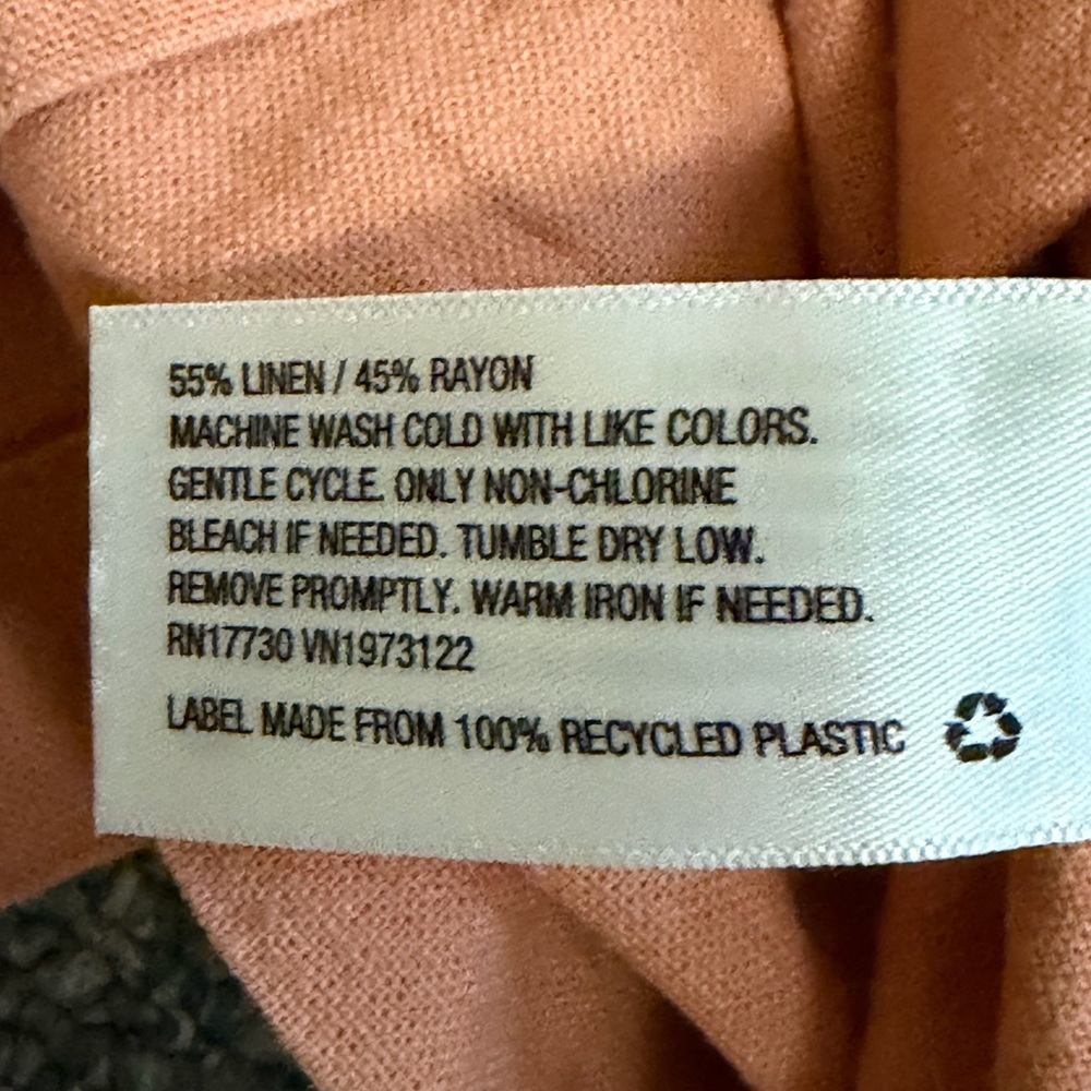 Universal Thread Orange Button-Up Romper Drawstri… - image 5